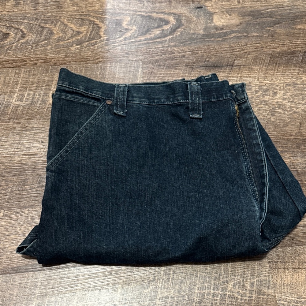 Wrangler Dark Indigo Denim Carpenter Jeans 46 x 32 dark wash